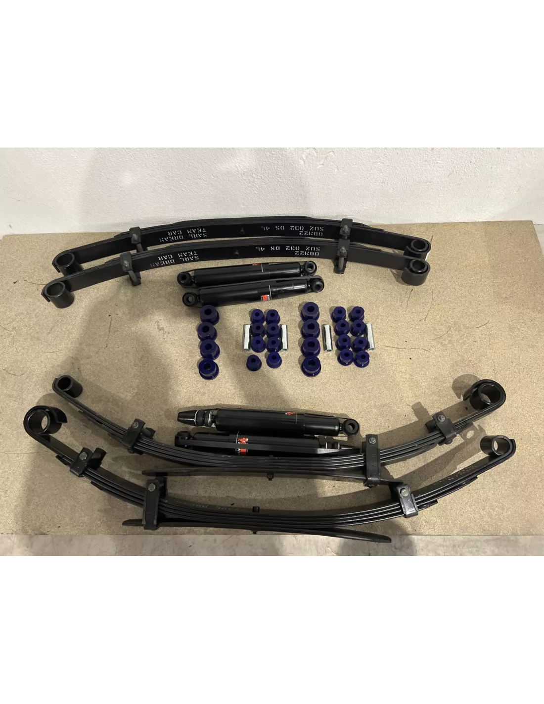 Kit suspension medium +5cm pour Suzuki Santana 410 413 Samurai -