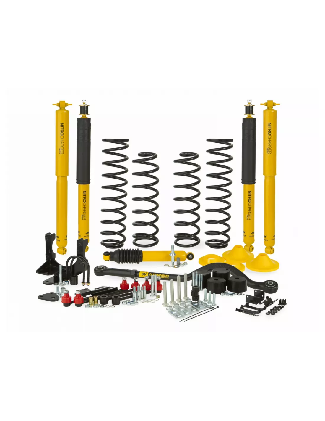 Kit réhausse 4 pouce OME Wrangler JK essence OLD MAN EMU - accessoire