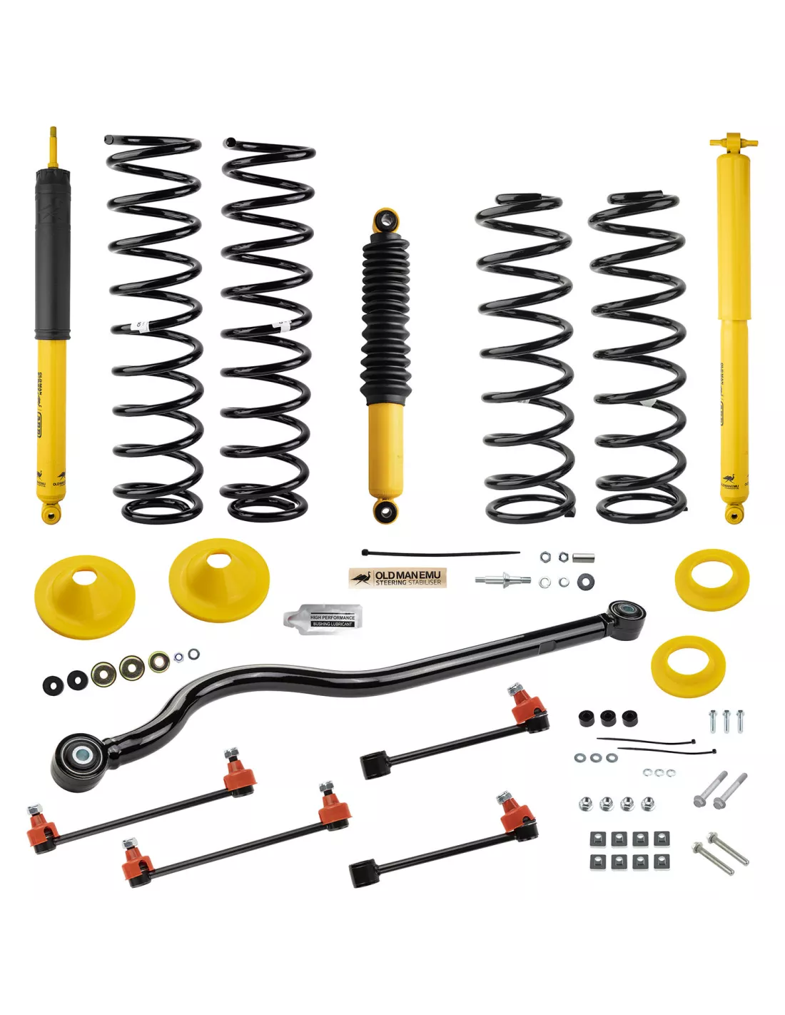 Kit réhausse 4 pouce OME Wrangler JK essence OLD MAN EMU - accessoire