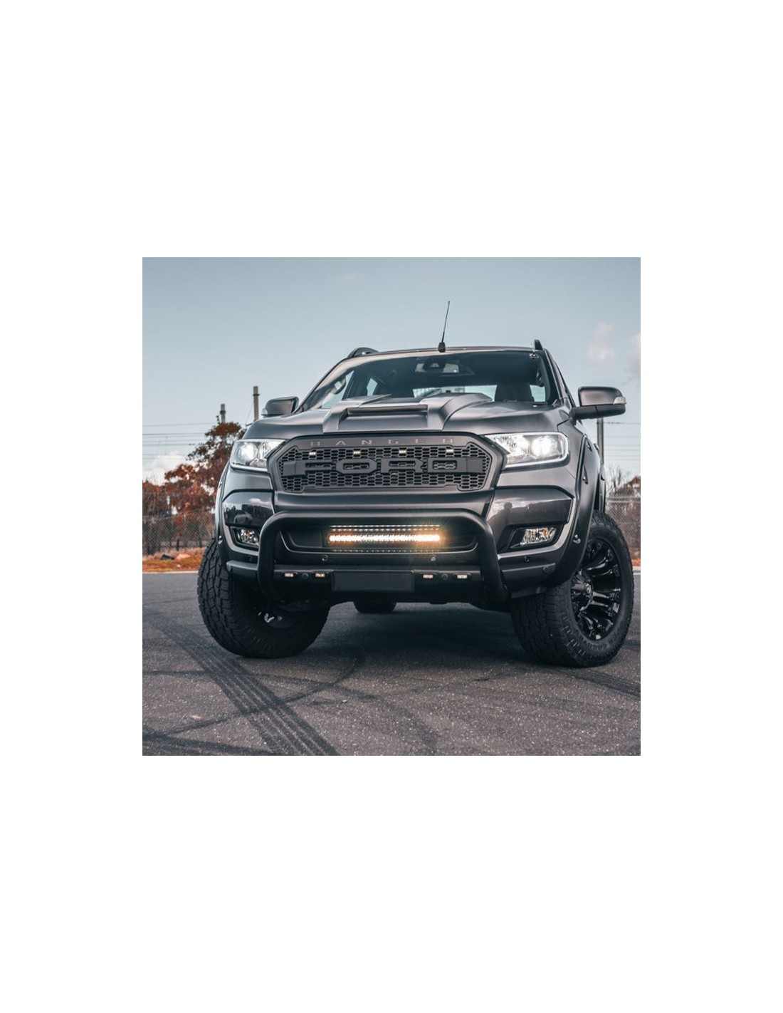 Barra led integrata in paraurti per Ford Ranger 2016-2018