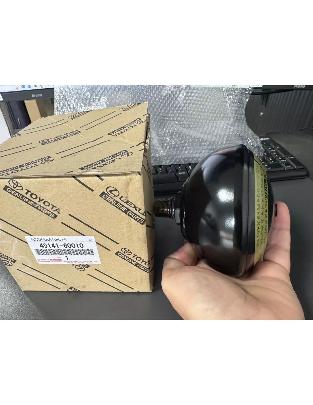 Sphère de suspension hydraulique avant HDJ100 TOYOTA - accessoire 4x4