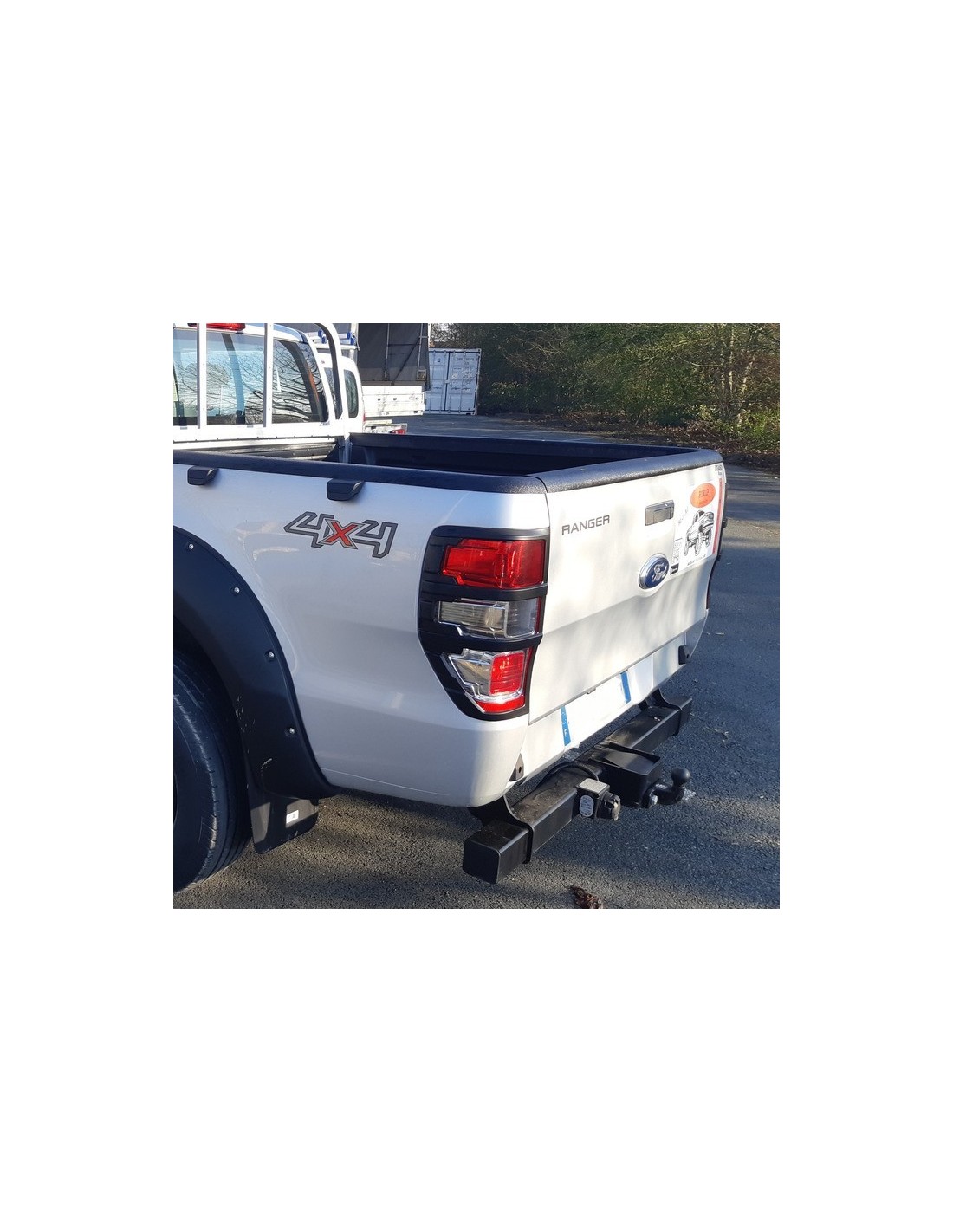 Protection de feux arrières noir pour Ford Ranger 2012-2022