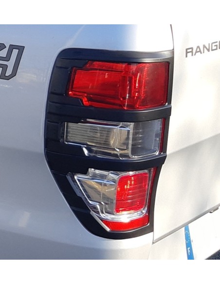 Enjoliveurs de feux arrières noir pour Ford Ranger 2012-2022