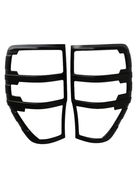 Enjoliveurs de feux arrières noir pour Ford Ranger 2012-2022
