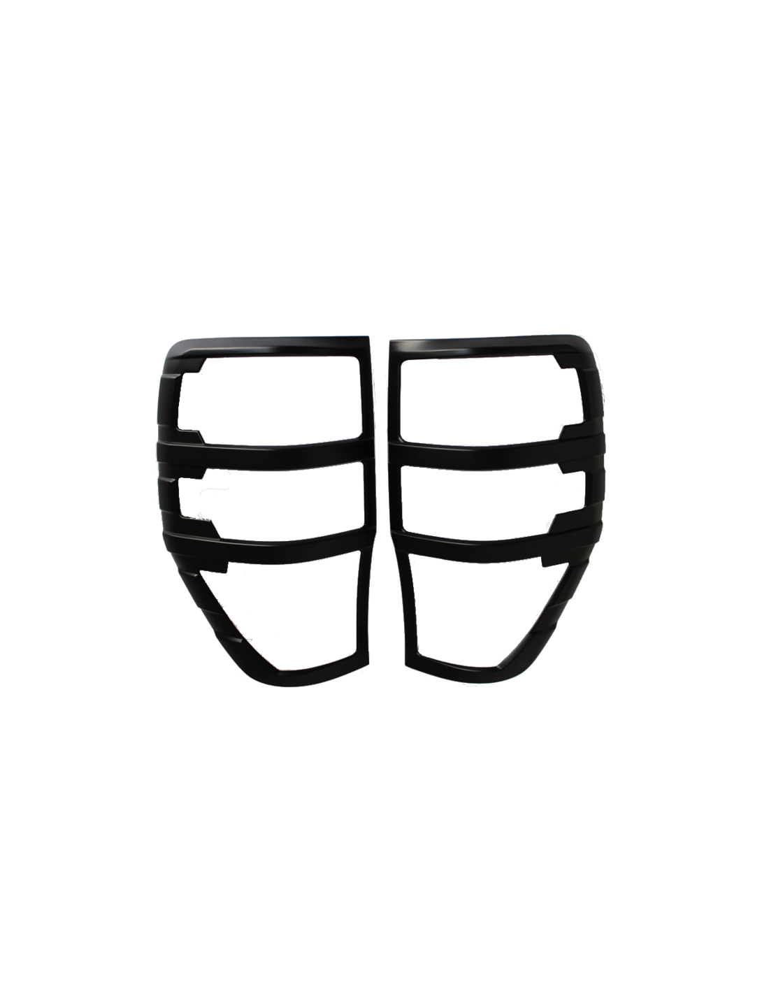 Schwarze hintere Lichthaken für Ford Ranger 2012-2022