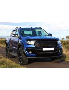 Enjoliveurs de feux avant noir pour Ford Ranger 2
