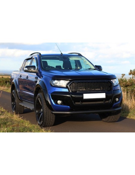 Enjoliveurs de feux avant noir pour Ford Ranger