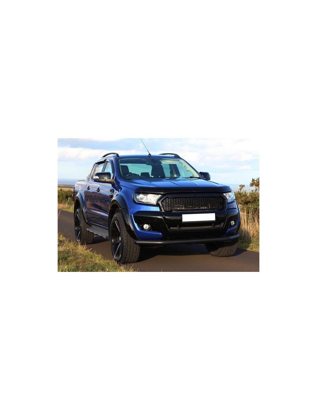 Paupières de feux avant noir pour Ford Ranger