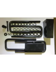 Paire de cales de lames de suspension 45mm Hilux Vigo Revo et Dmax