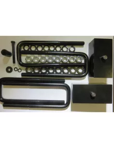Paire de cales de lames de suspension 45mm Hilux Vigo Revo et Dmax 2