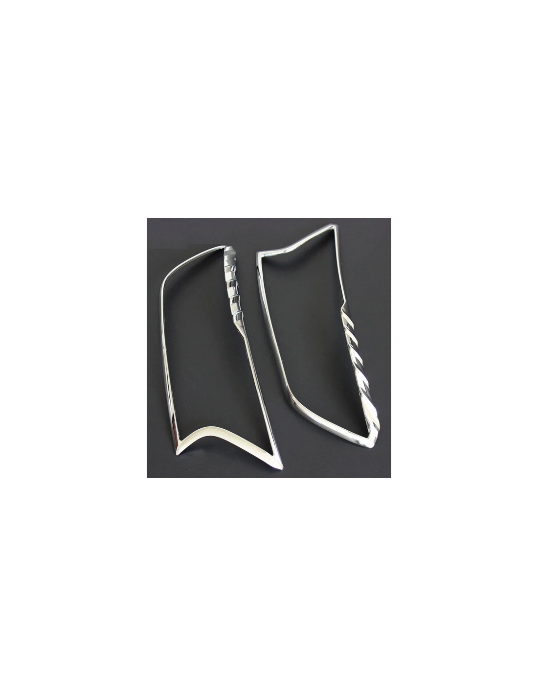 Chrome front lamp trims for Ford Ranger