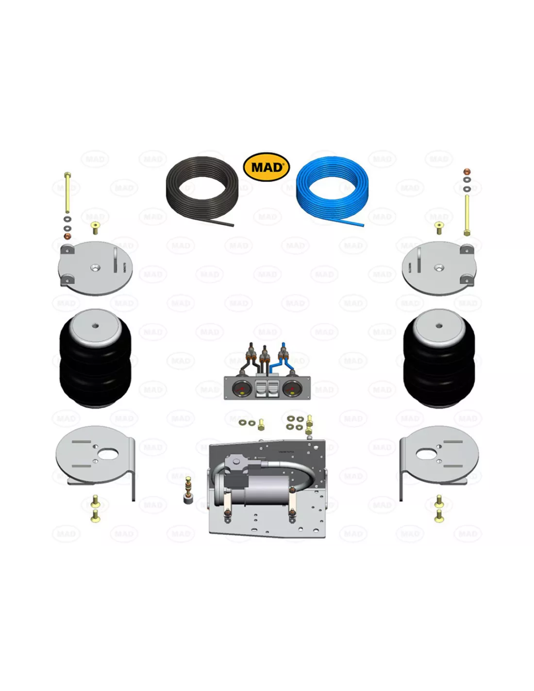 Kit boudins MAD Air Master Comfort pour Toyota Hilux Revo MAD -