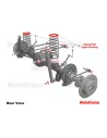 Cale de ressort arrière 30mm pour Patrol GR Y60 Y61 NOLATHANE -