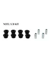 Kit silent bloc polyuréthane Nolathane tirants pont arrière