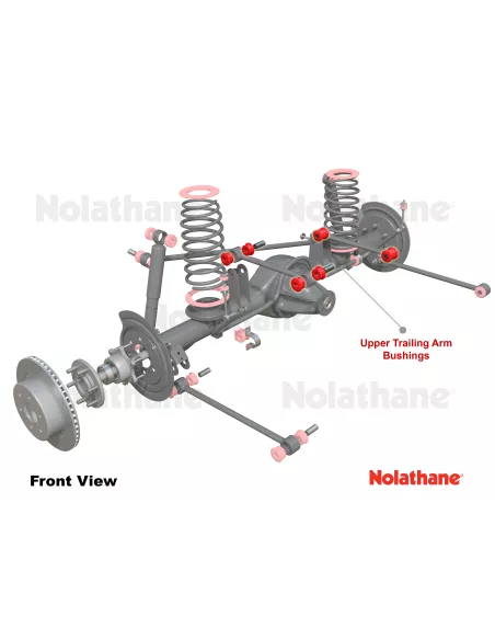 Kit silent bloc polyuréthane Nolathane tirants pont arrière