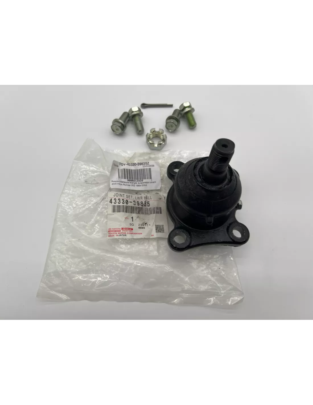 Rotule inférieure triangle suspension avant droit Hilux Runner IFS