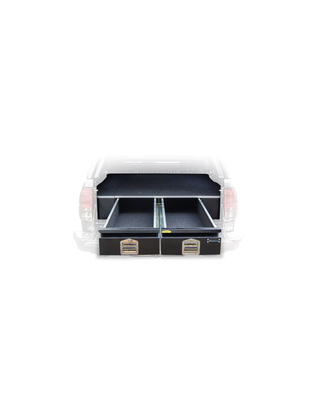 Fixed tray with drawers AEROKLAS for pickup vehicles