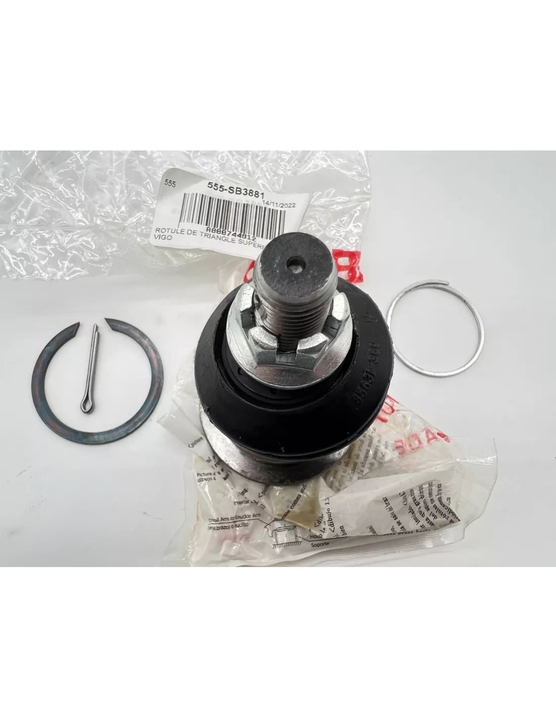 Rotule 555 supérieure triangle Toyota Hilux Vigo Revo - gauche ou