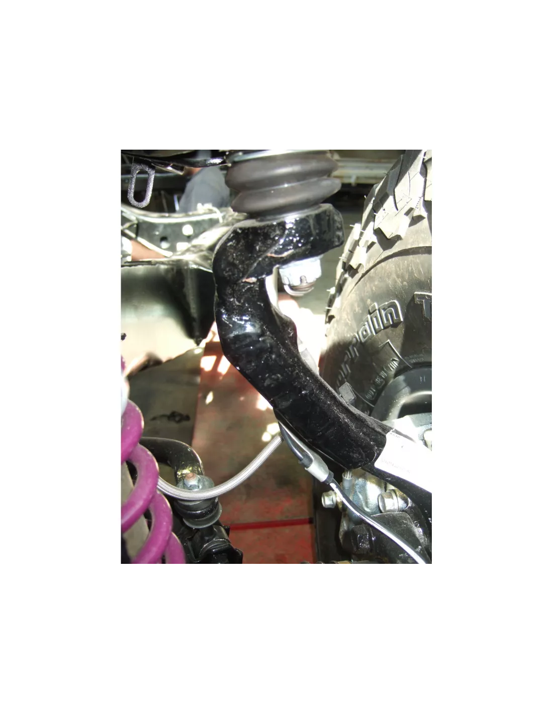 Kit de renforts de fusées avant à souder pour Toyota Land Cruiser