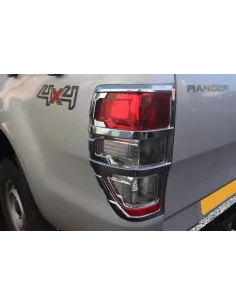 Enjoliveurs chromés feux arrières Ford Ranger 2012-2022 2
