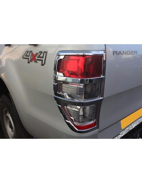 Enjoliveurs chromés feux arrières Ford Ranger 2012-2022