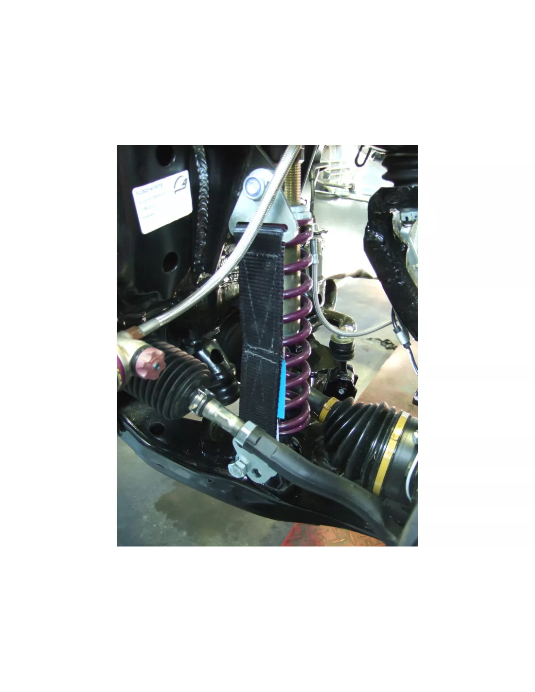 Kit de paire de sangles anti-débattement à visser 340mm N4-Offroad