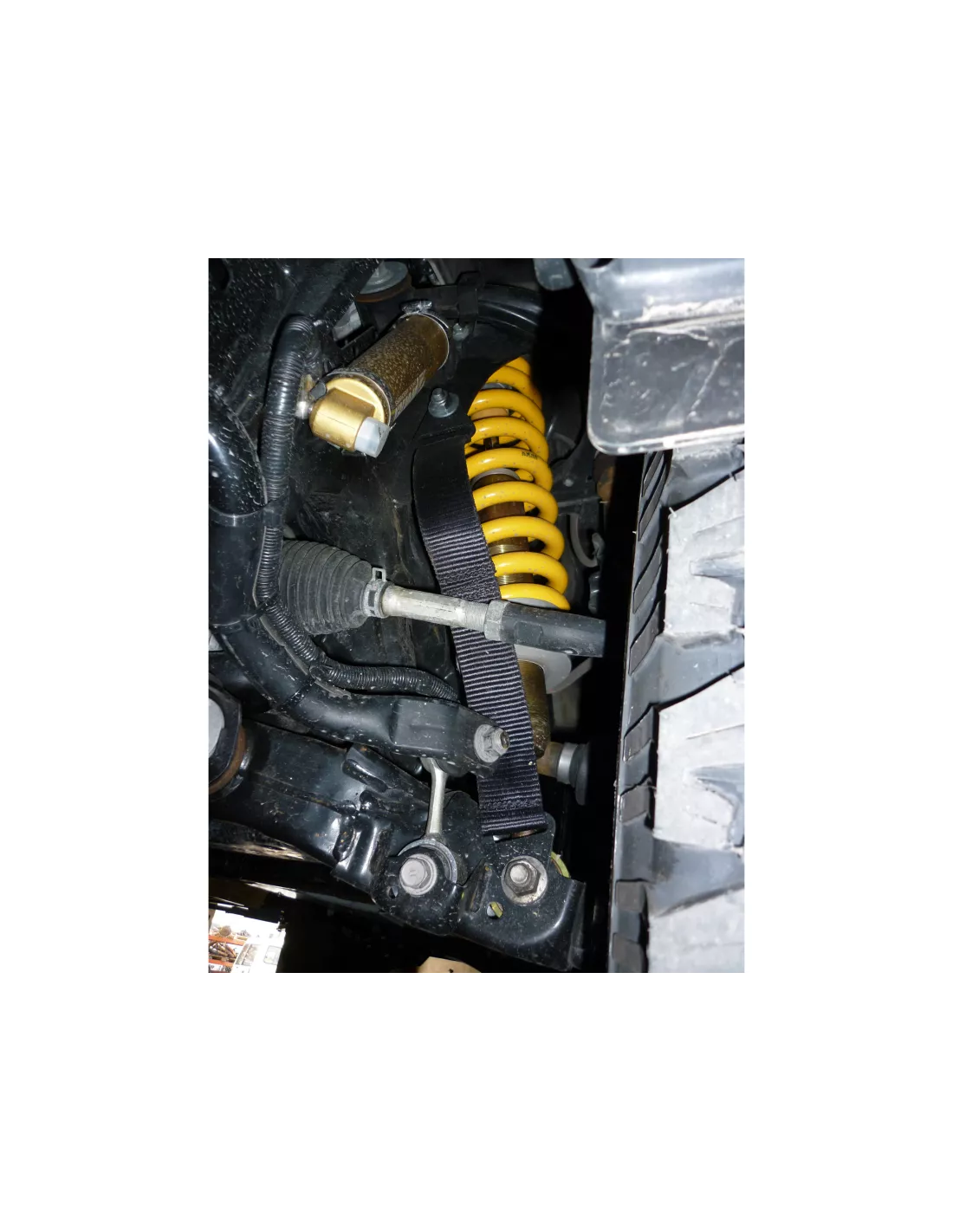 Kit de paire de sangles anti-débattement à visser 457mm N4-Offroad