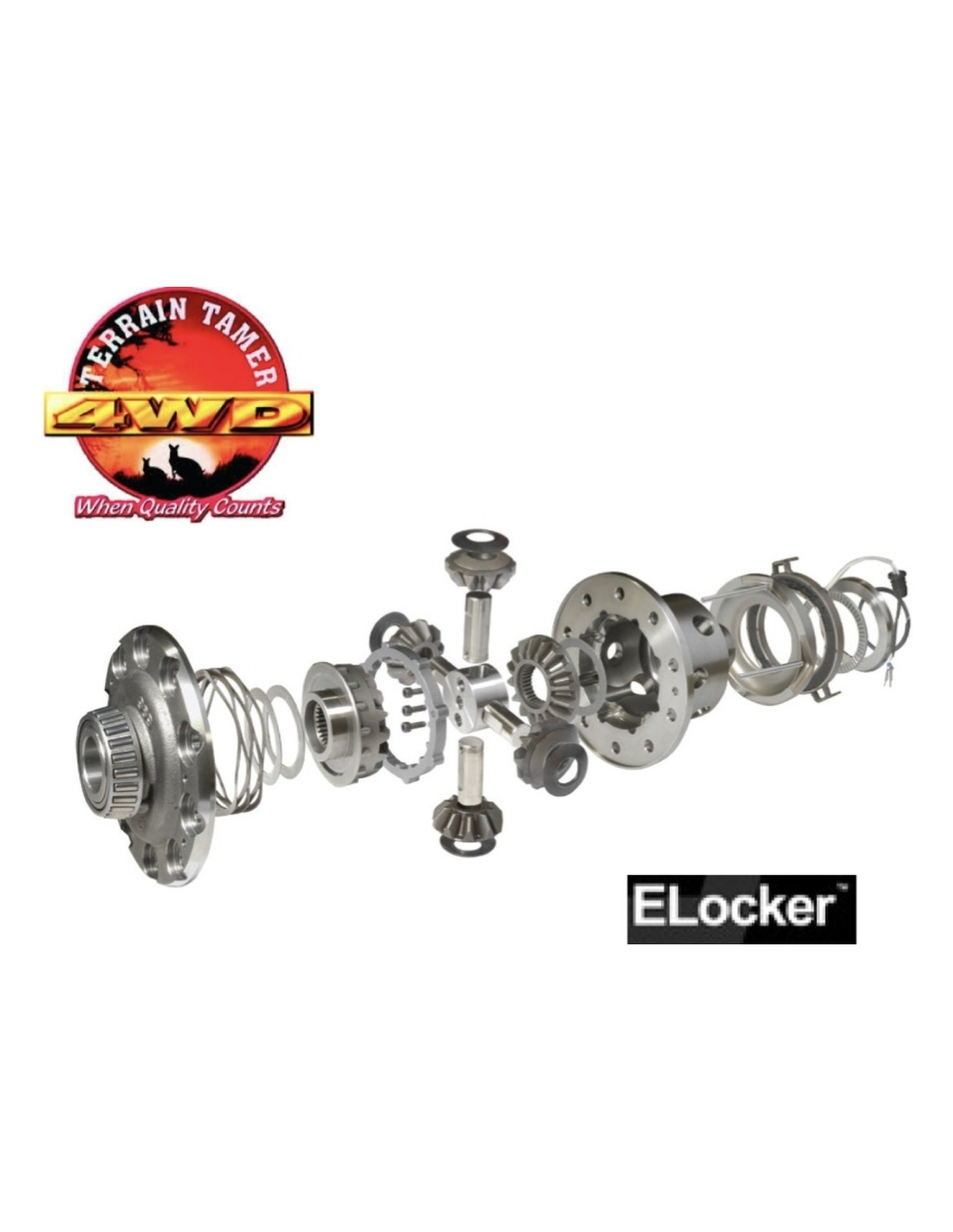 Rückwärtsdifferenz E-Locker Ford Ranger