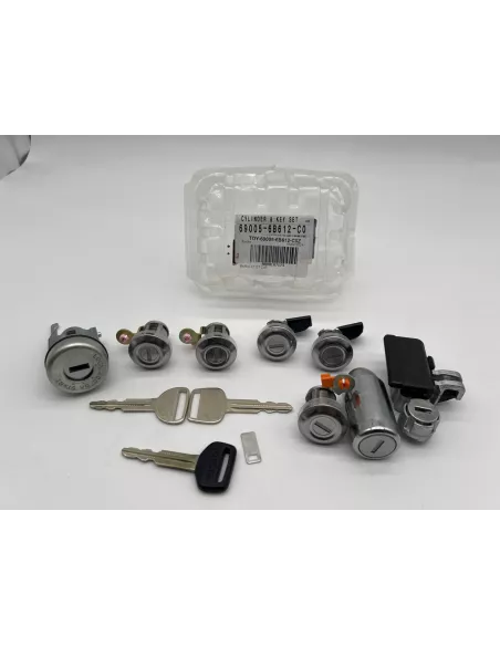 Kit barillet complet avec 3 clefs Land Cruiser Série 7 1999+ TOYOTA -