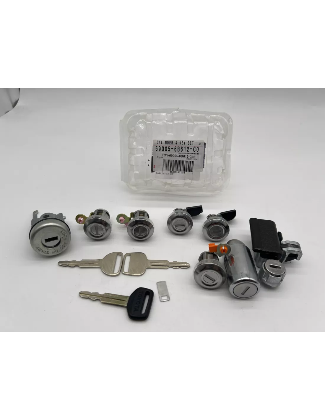 Kit barillet complet avec 3 clefs Land Cruiser Série 7 1999+ TOYOTA -