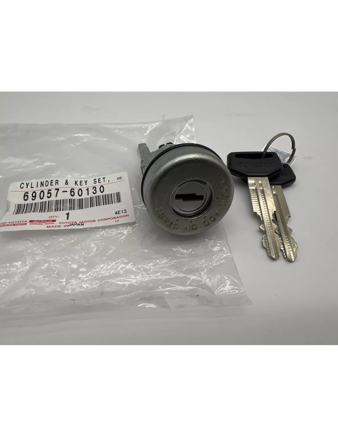 Ensemble neiman barillet avec 2 clefs BJ7 KZJ7 HZJ7 TOYOTA -