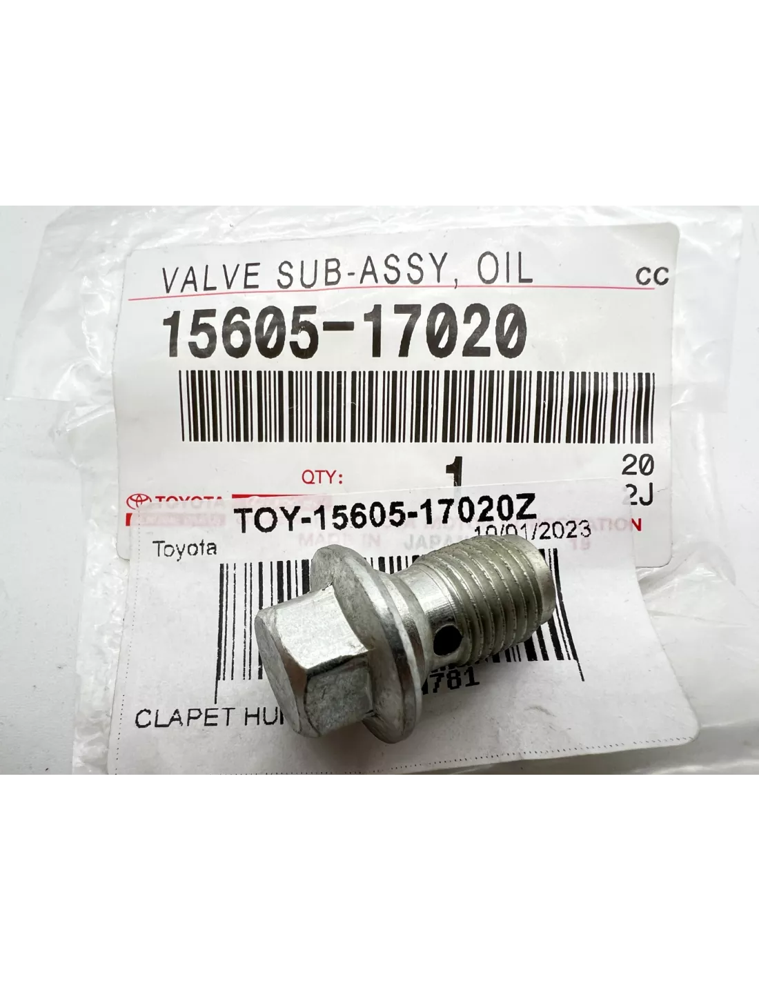 Clapet huile moteur HDJ80 HDJ100 HZJ7 TOYOTA - accessoire 4x4