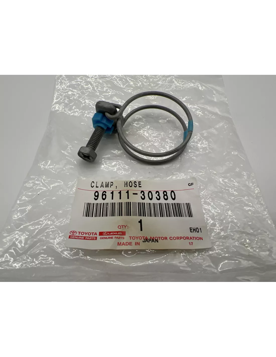 Petit collier sur durite accordéon admission KDJ120 KDJ125 TOYOTA -