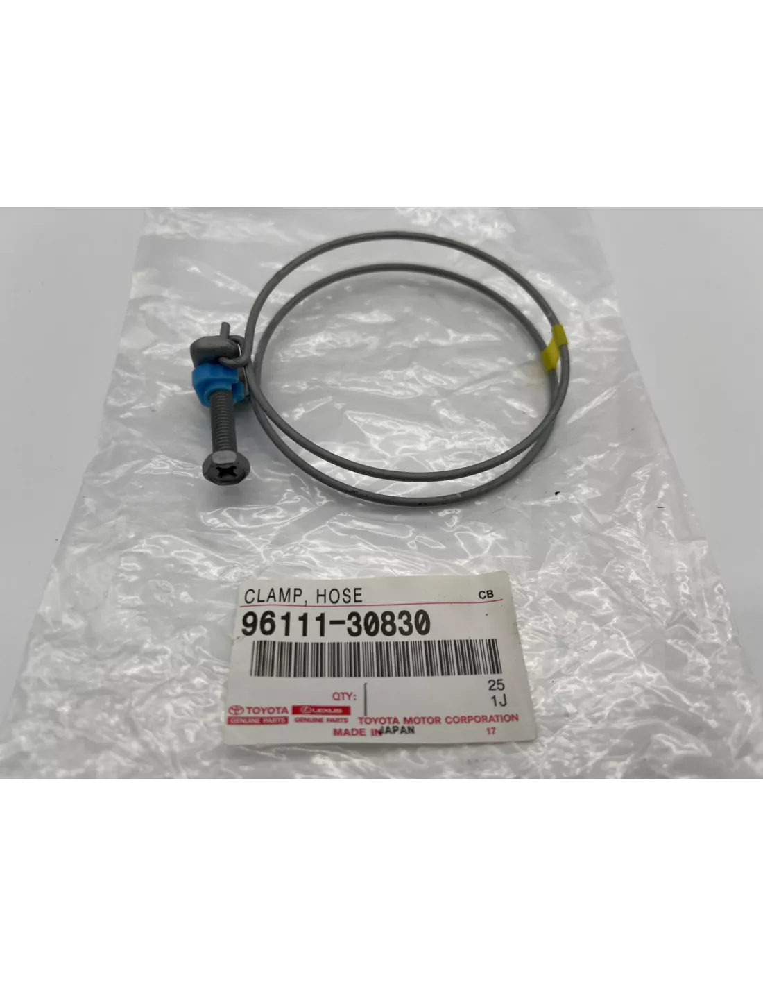 Collier fixation durite accordéon côté boite air KDJ12 KDJ15 TOYOTA -