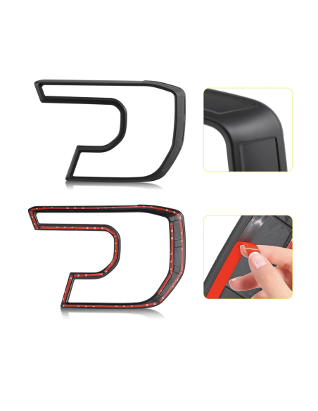 Enjoliveurs de feux avant noir pour Ford Ranger 2023+