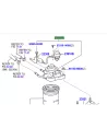 Support filtre gasoil avec emplacement réchauffeur KDJ120 KDJ125