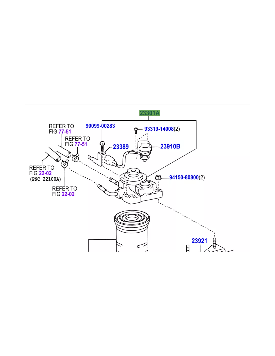 Support filtre gasoil avec emplacement réchauffeur KDJ120 KDJ125