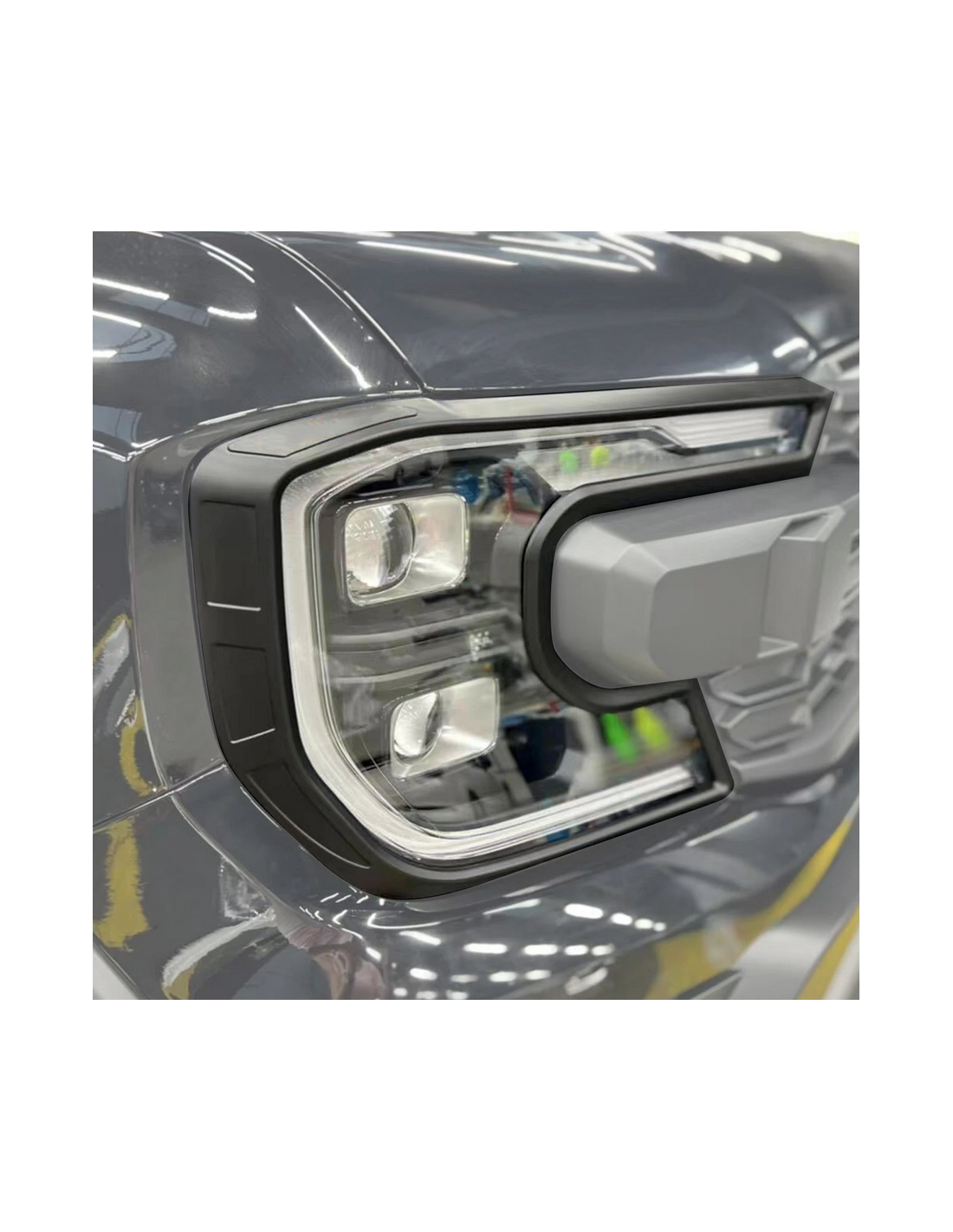 Schwarze Frontleuchte für Ford Ranger 2023+
