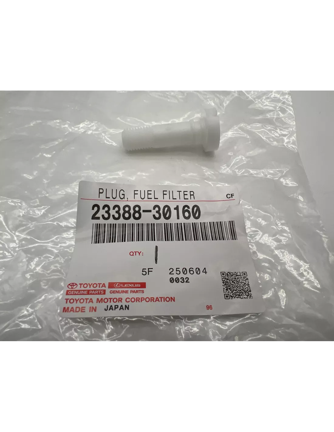 Vis plastique capteur présence eau sous filtre KDJ12 TOYOTA -