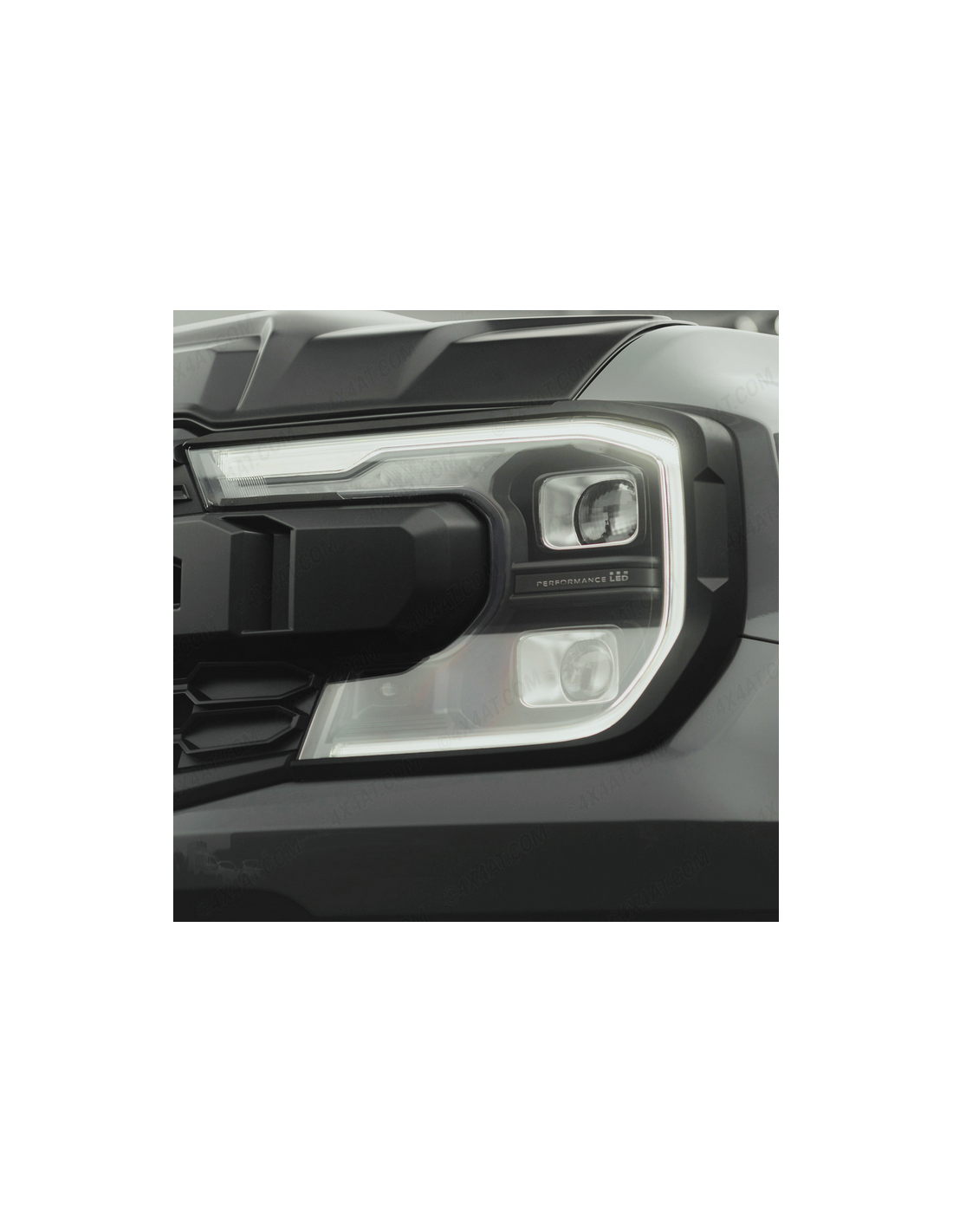 Schwarze Frontleuchte für Ford Ranger 2023+