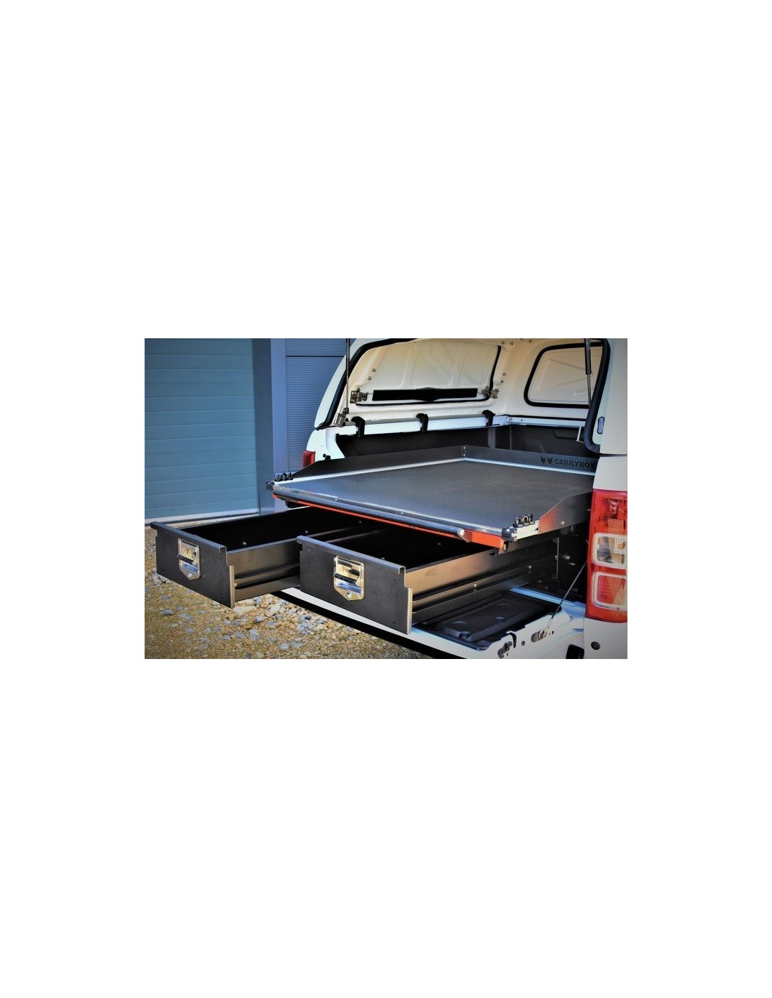 Plateau coulissant avec tiroirs CARRYBOY pour véhicules pickup