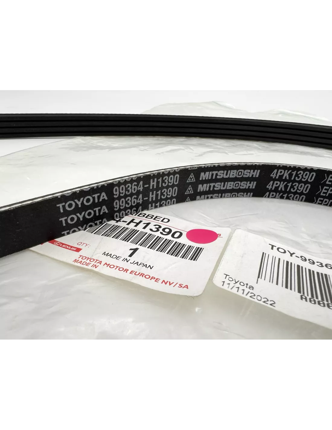 Courroie accessoires réchauffeur VDJ200 TOYOTA - accessoire 4x4