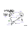 Conduite rigide arrivée gasoil pompe à injection HDJ80 24s TOYOTA -