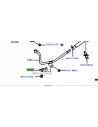 Patte support conduite arrivée gasoil pompe à injection HDJ80 et HZJ7