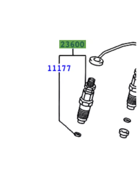 Injecteur complet KZJ7 KZJ9 TOYOTA - accessoire 4x4