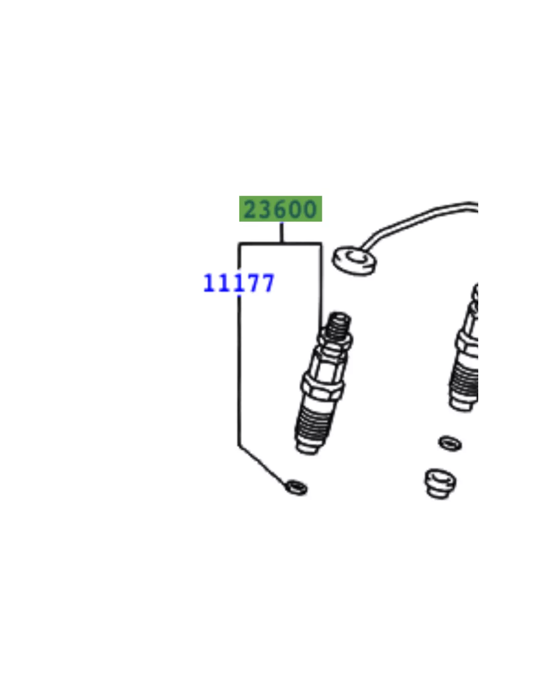 Injecteur complet KZJ7 KZJ9 TOYOTA - accessoire 4x4