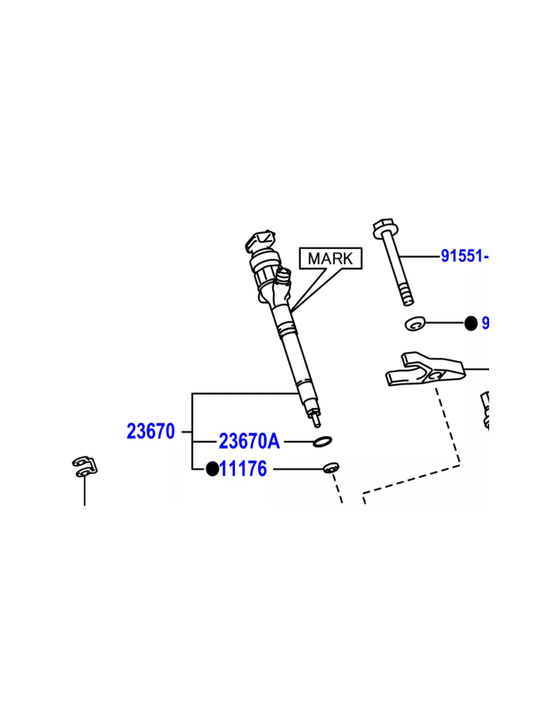 Injecteur NEUF Toyota VDJ200 Euro5 272cv 2012+ TOYOTA - accessoire 4x4
