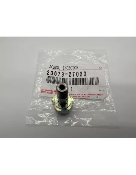 Vis creuse de rampe de retour d'injecteur KDJ9 KDJ12 163cv TOYOTA -