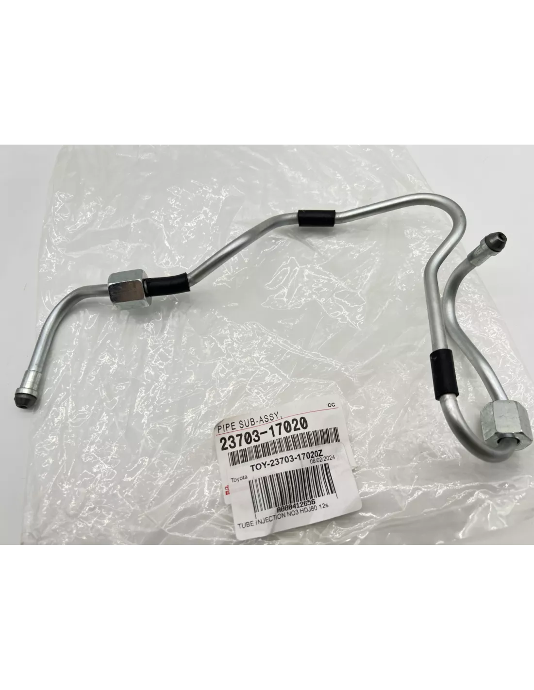 Conduite rigide haute pression injecteur No3 HDJ80 12s TOYOTA -