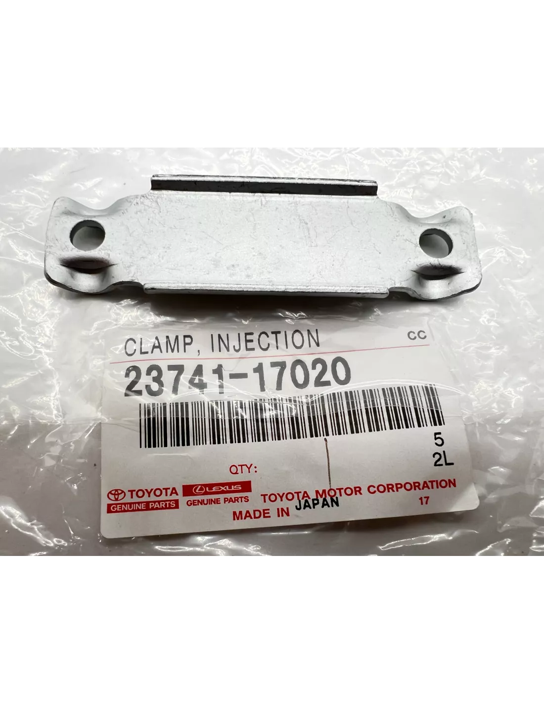 Collier barrette 6 tuyaux injecteur avec 2 trous HDJ80 HZJ7 TOYOTA -